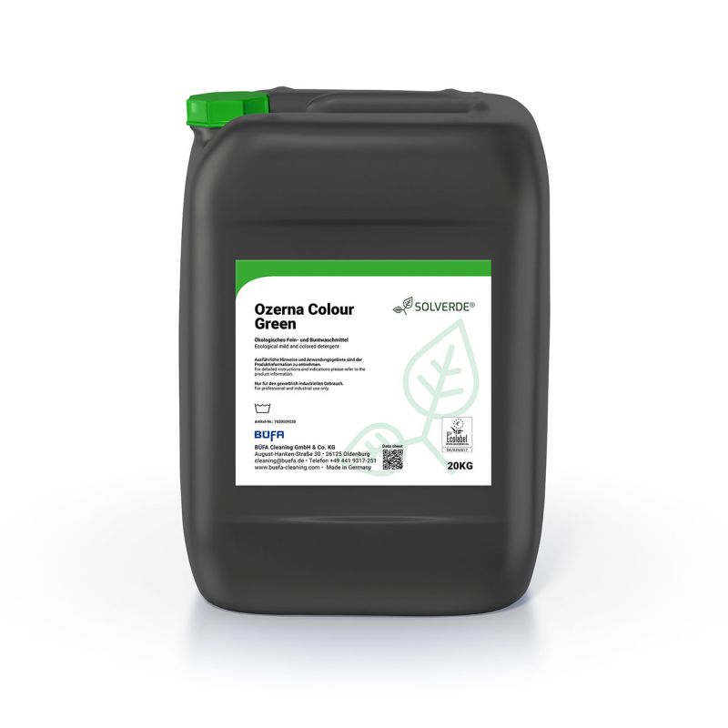Produit lessiviel aquanettoyage professionnel Büfa, Ozerna Colour Green  | AMS