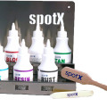 Set d’accessoires de détachage SpotX Bufa (7 flacons vides x 250 ml, table, brosse, spatule) | AMS