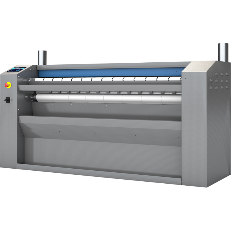 Calandre Sécheuse repasseuse professionnelle diamètre 325 mm, longueur 1600 mm, Danube D-16E BM | AMS