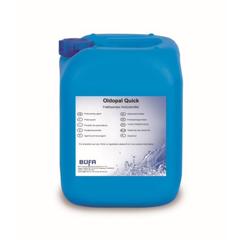 Produit lessiviel aquanettoyage professionnel Büfa Text'eau Oldopal Quick / POS5 | AMS