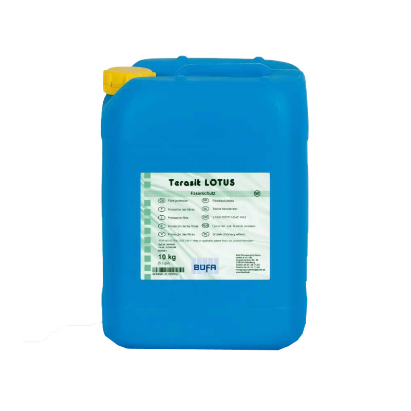 Produit lessiviel aquanettoyage professionnel Büfa Text'eau Terasit Lotus | AMS