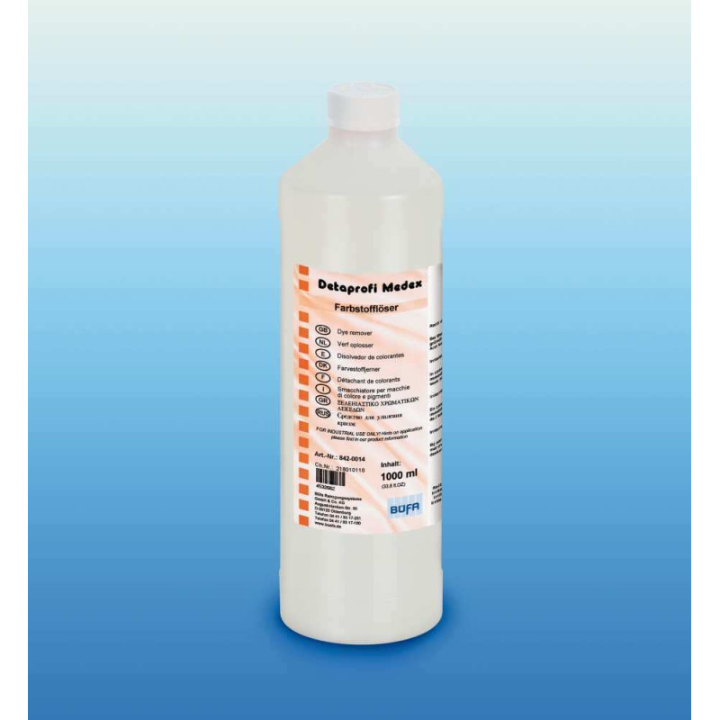 Détachant aquanettoyage professionnel, Büfa Text'eau Medex / T4L | AMS