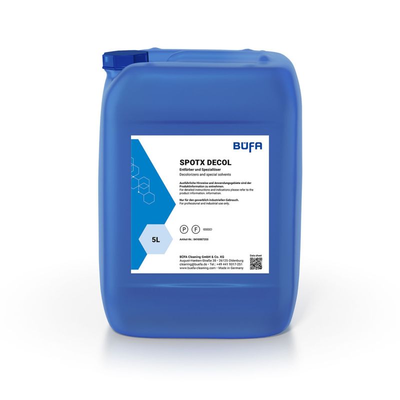 SpotX Decol 5 L : décolorant et solvant spécial, Bufa | AMS